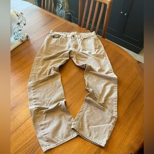 Vintage 90s/Early 2000s Polo Ralph Lauren Tan Pants. Super cool 90s pants. 33”